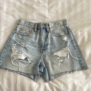 Daze Denim The Knockout High Rise Loose Shorts Size 24